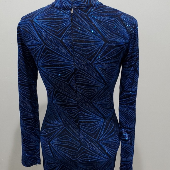 NEW Endless Rose Long Sleeves Sexy Bodycon Glitter Dress Size S - Picture 5 of 6